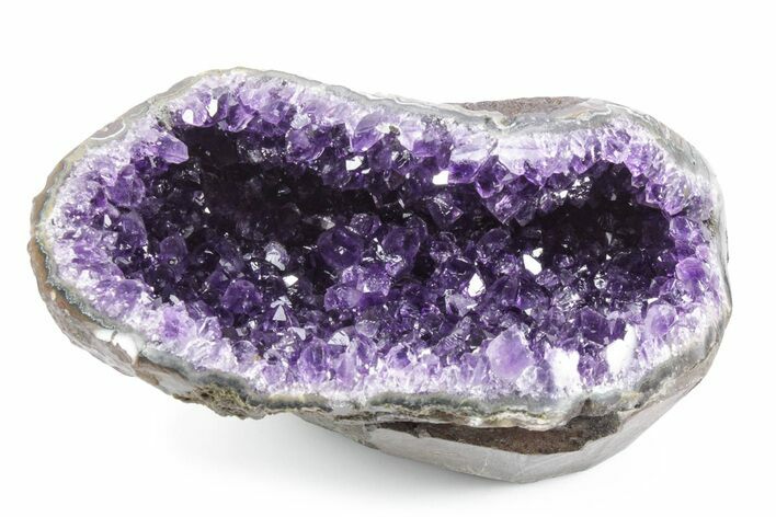 Sparkly Deep-Purple Amethyst Geode - Uruguay #357214